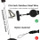 (2pc, -) Cordón retráctil antirrobo para teléfono 4