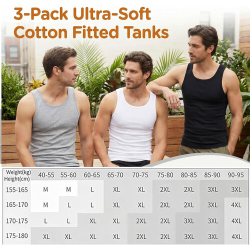 (2pcs-b, XX-Large) Camiseta de algodón súper suave 3 pares 2