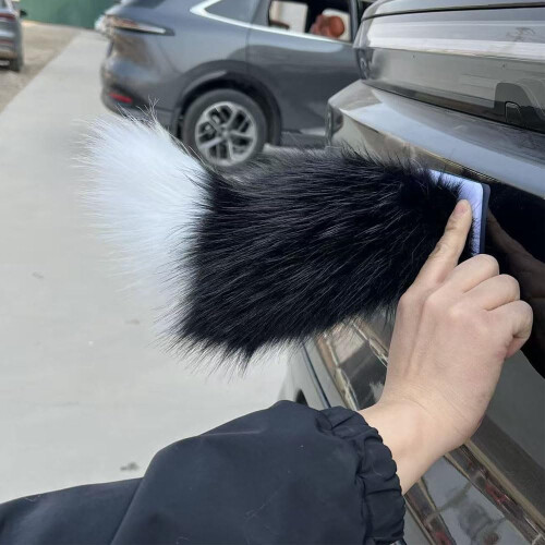 (E#, -) Remote Control Electric Furry Car Tail, USB Rechargeable 2