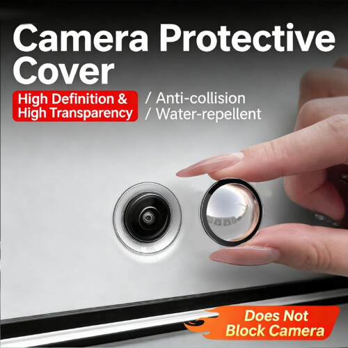 (8pcs, -) 2pcs Car Camera Lens Protector, Weatherproof Anti-Glare 1