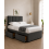 Modern Upholstered Bed with USB & Drawers Grey 5FT 1