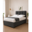 Modern Upholstered Bed with USB & Drawers Grey 5FT 3