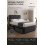 Modern Upholstered Bed with USB & Drawers Grey 5FT 8