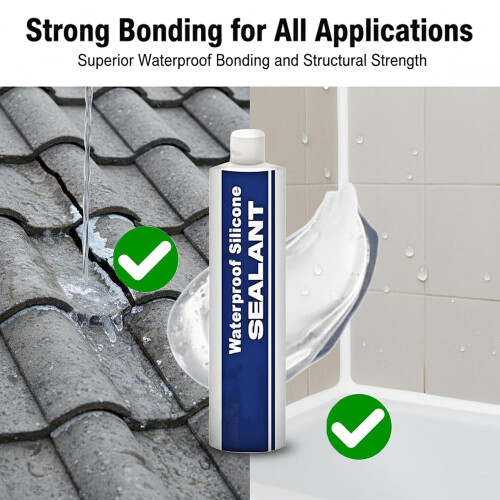 (Clear, -) All-Purpose Super-Bonding Sealant, Waterproof Adhesive 1
