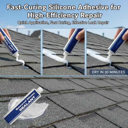 (Clear, -) All-Purpose Super-Bonding Sealant, Waterproof Adhesive 2