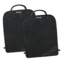 Munchkin Brica by Deluxe Extra Large Car Seat Kick Mats, Protects Against Scuffs, Moisture and Dirt