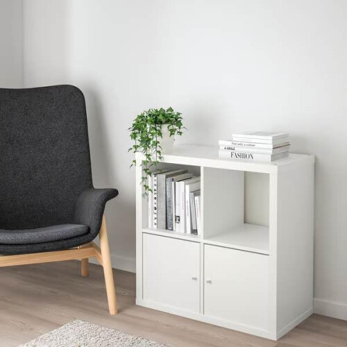 ikea 4-Cube Unit with Doors 77x77cm-White