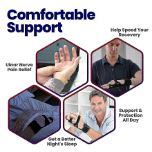 (Right hand) Metacarpal Finger Splint & Ulnar Gutter Brace for Hand Support and Protection