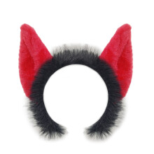Bandeaux cornes du diable, queue du diable,-Bandeau rouge