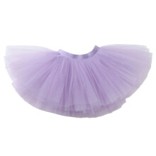 Jupe de ballet pour enfants, demi-jupe en nylon-Violet M
