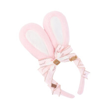 Adorable Rabbit Ears Hair Accessory Headdress-Pink and white