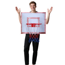 Novelty Polyester Basketball Board Cosplay Outfit Adult-White