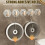 (Silver-10PCS, -) Water Ripple Hexagonal Self Adhesive Hooks, Gold 5PCS 2