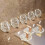 (Silver-5PCS, -) Water Ripple Hexagonal Self Adhesive Hooks, Gold 5PCS 5