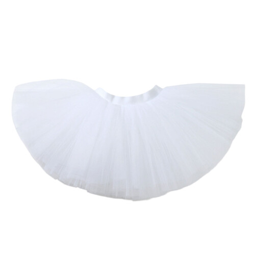 Jupe de ballet élégante pour enfants, coupe confortable,-Blanc M