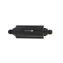 Aluminum Fuel Filter for E85 Filter System with 100 Microns Steel Element AN6/AN8/AN10/9MM Adaptor Fittings AN8
