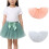 Jupe Tutu courte de danse de Ballet scintillante,-Bleu clair M 4
