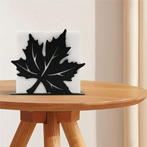 Porte-Serviettes Support de DéCoration de Table pour Table de Bureau Restaurant Distributeur de Mouchoirs en Fer Support D'Art Forgé Support de 2