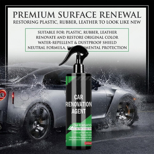 (3Set, -) Auto Kunststof Restaurator Spray - 2 Sets, Interieur 1