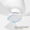 (W+P, -) Oplaadbare Hangende Ventilatorlamp - 2 Stuks, Roze 4