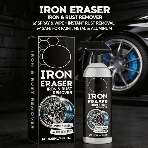 (2Set, -) Iron Eraser Rust Remover Spray, Brake Dust Cleaner 3Set 1