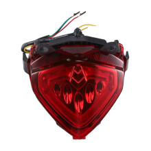 Motorcycle LED Tail Light Turn Signal Brake Light Lmap for CBR500R CBR500X CBR500F 2013- Tail Light Red