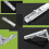 2PCS Heavy Duty Folding Shelf Brackets Metal Collapsible Wall Mounted Hinge DIY Space Saving 2