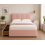 Modern Upholstered Bed with USB & Drawers Pink4FT6 2