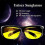 (Black) Unisex Hd Night Vision Driving Sunglasses Fine Over Wrap Around 3
