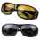 (Black) Unisex Hd Night Vision Driving Sunglasses Fine Over Wrap Around 5