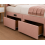 Modern Upholstered Bed with USB & Drawers Pink4FT6 5