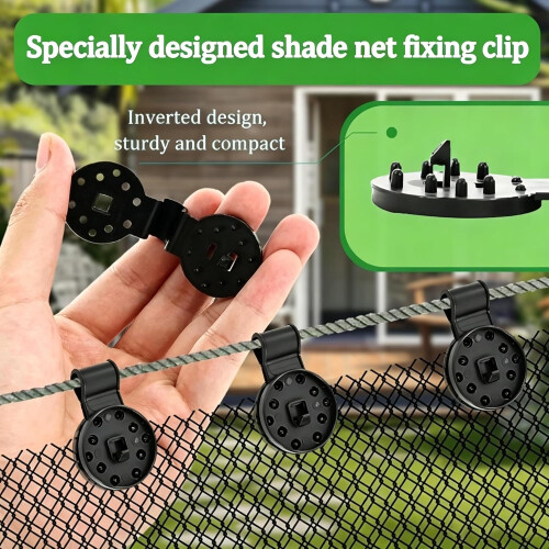 (150pcs, -) Zware Tarp Clips - 50 Stuks, Winddicht, Tuin 1