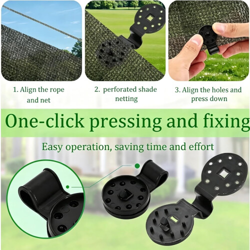 (150pcs, -) Zware Tarp Clips - 50 Stuks, Winddicht, Tuin 2