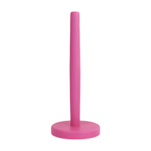 Houten papieren handdoekhouder Staande-Roze