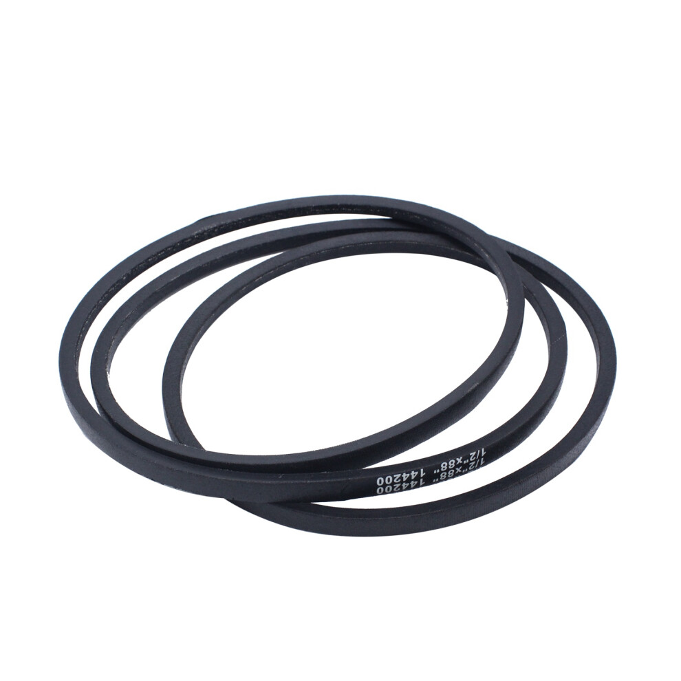 42 Inch Mower Deck Drive V-Belt 1/2 Inch X 88 Inch Belt Replacement 144200 For Craftsman Lt1000 Murray Poulan 4713194432408