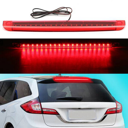 Universal Car Motorcycle Red 12V 20 LED 3RD High Mount Brake Tail Stop Light 1