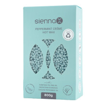 Cire chaude sans résine Sienna X Peppermint Creme pour peaux sensibles 800 g