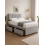 Modern Upholstered Bed with USB, Drawers Silver4FT 1