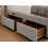 Modern Upholstered Bed with USB, Drawers Silver6FT 5