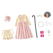 100 dagen school cosplay kostuumset kinderen oude dame-Een 2