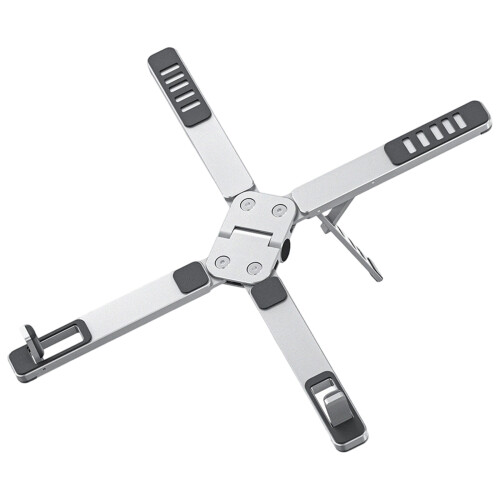Le support ergonomique pliable pour ordinateur portable-Argent