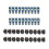 20Pcs T5 LED Lights for Car Dashboard Panel Gauge Indicator, 3030-3SMD Light Replacement with Twist Lock Socket - Green 1