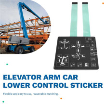 106510GT Platform Boom  Membrane Control Decal 106510 for Genie Z80/60 Boom Lift ZX-135/70 Bottom Control Sticker