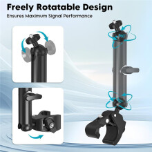 For 2025 Starlink  Clamp Mount Kit, Adjustable Aluminum Pole Bracket with Tripod Adapter, Starlink  Mount for RV