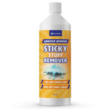 PureSafe 1 Litre Sticky Stuff Remover Extra Strength Powerful Adhesive, Glue, and Sticker Residue Remover for Windows, Carpets, Glass