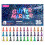 Packung mit Glitzermarkern,-36 Farben/Karton 1