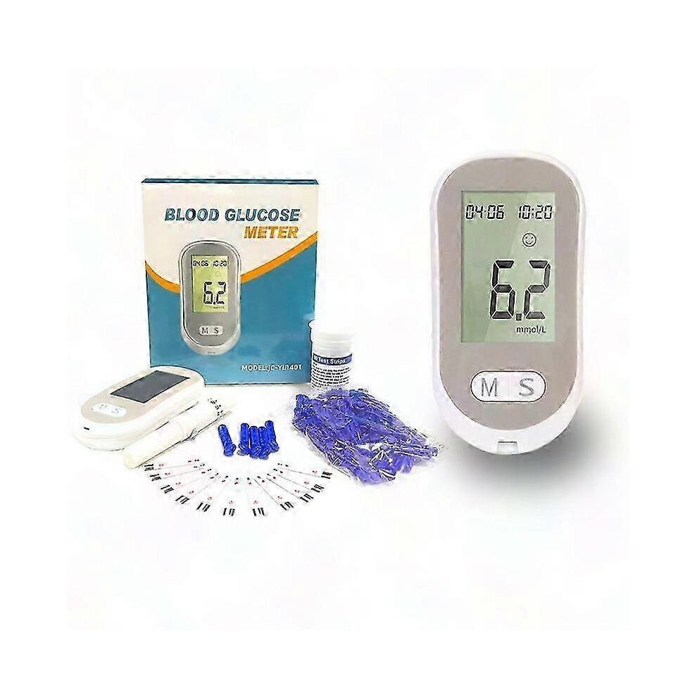 (Finished Set) Accurate Blood Glucose Monitor for Home Use, Suitable for Elderly Blood Sugar Testing & Analysis