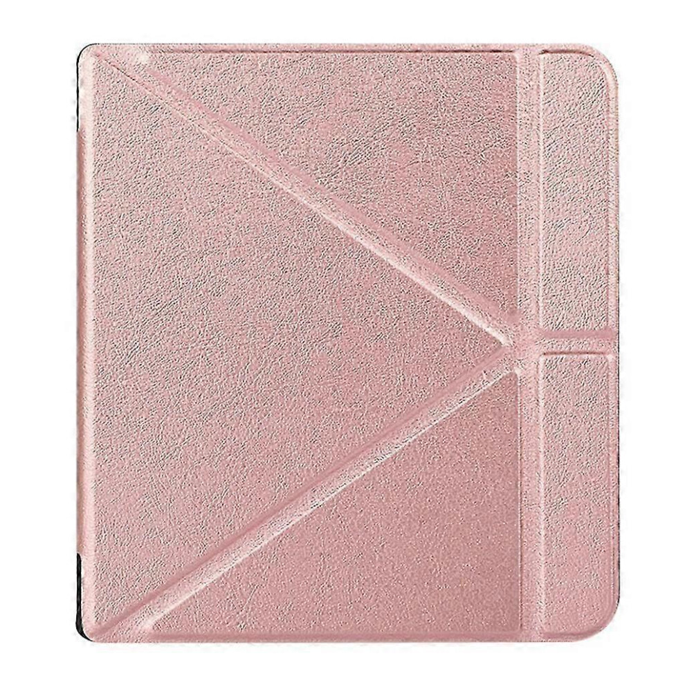 (Rose ) 7In Kobo Libra H2o Ultra Slim Protective Case Convenient Stand Sleep/Wake Cover Gold 8881200304363