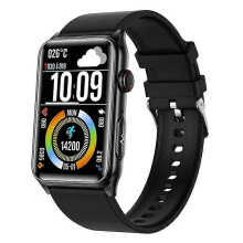 (Black) Ge50 1.57 Inch Sports Wristband Ecg Heart Rate Monitor Bluetooth Calling Smart Bracelet