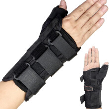 (Left-M) Wrist Brace Splint for De Quervain's Tenosynovitis, Tendonitis & Carpal Tunnel - Comfortable Thumb Spica Splint